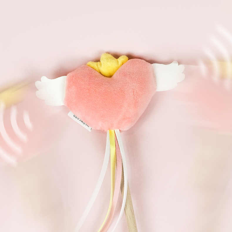 Magical Cat Wand - Bell and Fairy Design - Perfect for the Feline Princess.