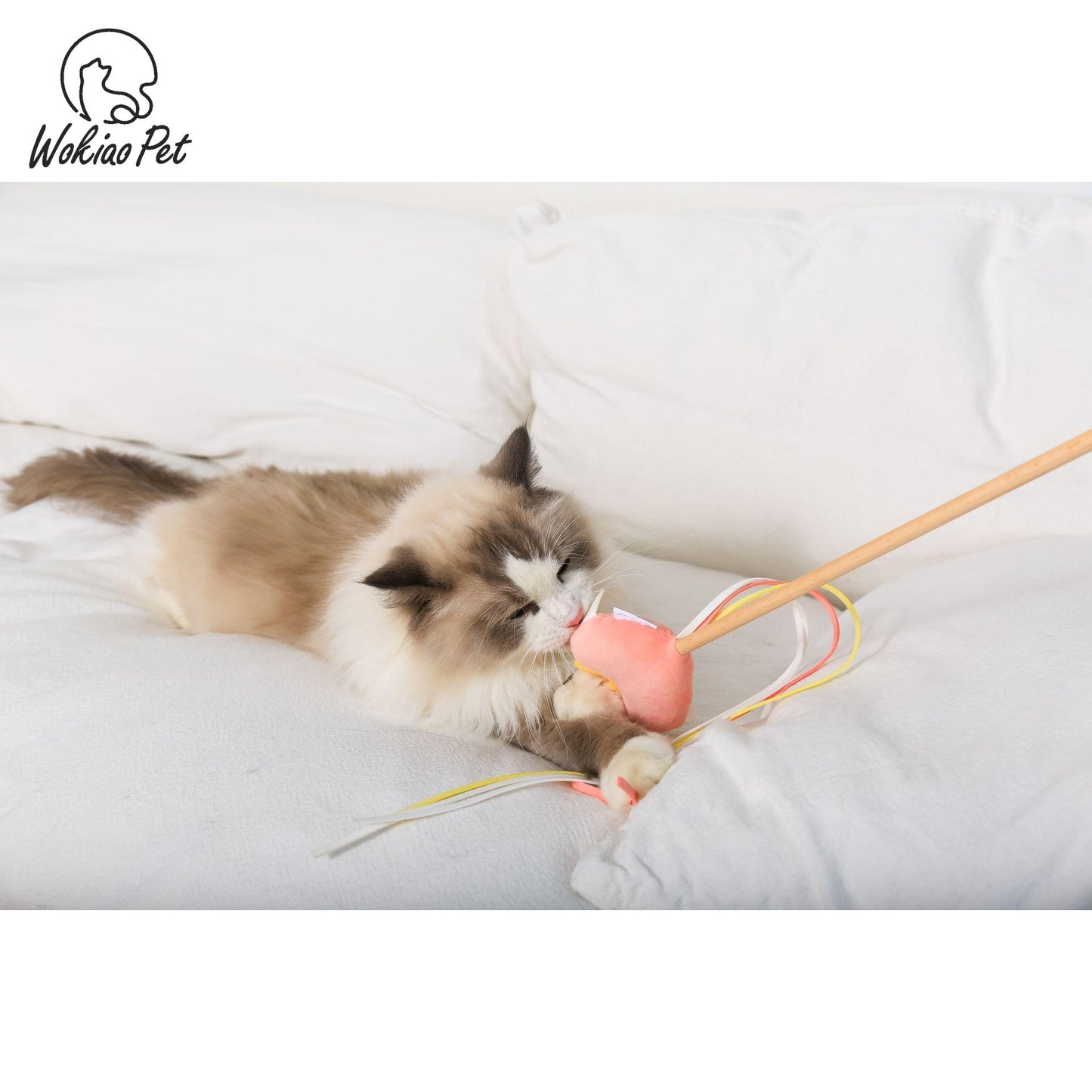 Magical Cat Wand - Bell and Fairy Design - Perfect for the Feline Princess.